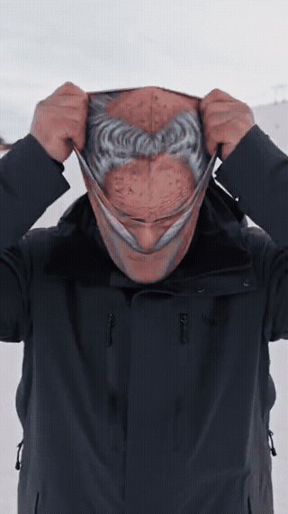 CozyThera mask live on the slopes