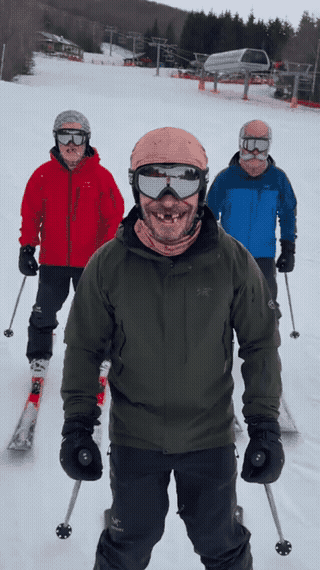 CozyThera mask live on the slopes